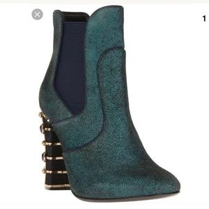 Tory Burch Embellished Chelsea Ankle Boots 5.5